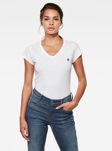 Slim V-Neck Top